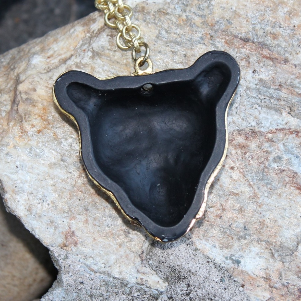 Leopard Gold Necklace - Picture 5 of 6